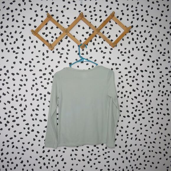 Carter’s Green Penguin Graphic Girls Long Sleeve T-Shirt - Picture 3 of 7